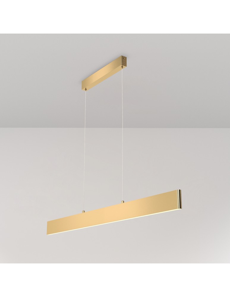 Maytoni Step Lampa Wisząca Pozioma LED 30W 1400lm 4000K Złoty P010PL-L30G4K Maytoni Step Lampa Wisząca Pozioma LED 30W 1400lm 4000K Złoty P010PL-L30G4K
