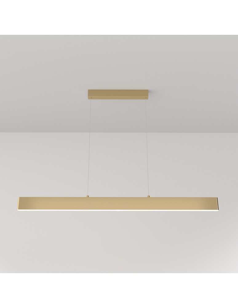 Maytoni Step Lampa Wisząca Pozioma LED 30W 1400lm 4000K Złoty P010PL-L30G4K Maytoni Step Lampa Wisząca Pozioma LED 30W 1400lm 4000K Złoty P010PL-L30G4K