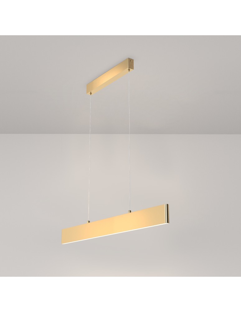 Maytoni Step Lampa Wisząca Pozioma LED 23W 1200lm 4000K Złoty P010PL-L23G4K Maytoni Step Lampa Wisząca Pozioma LED 23W 1200lm 4000K Złoty P010PL-L23G4K