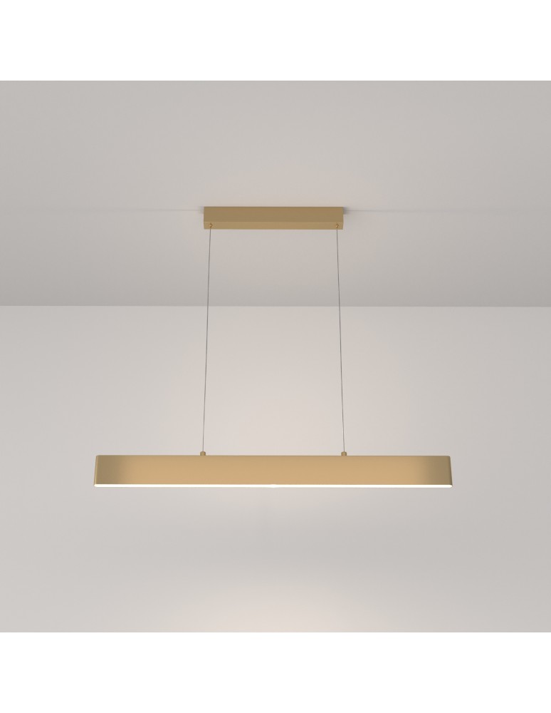 Maytoni Step Lampa Wisząca Pozioma LED 23W 1200lm 4000K Złoty P010PL-L23G4K Maytoni Step Lampa Wisząca Pozioma LED 23W 1200lm 4000K Złoty P010PL-L23G4K