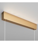 Maytoni Step Lampa Wisząca Pozioma LED 23W 1200lm 4000K Złoty P010PL-L23G4K Maytoni Step Lampa Wisząca Pozioma LED 23W 1200lm 4000K Złoty P010PL-L23G4K