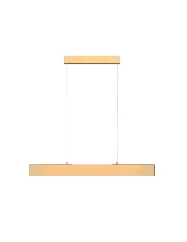 Maytoni Step Lampa Wisząca Pozioma LED 23W 1100lm 3000K Złoty P010PL-L23G3K