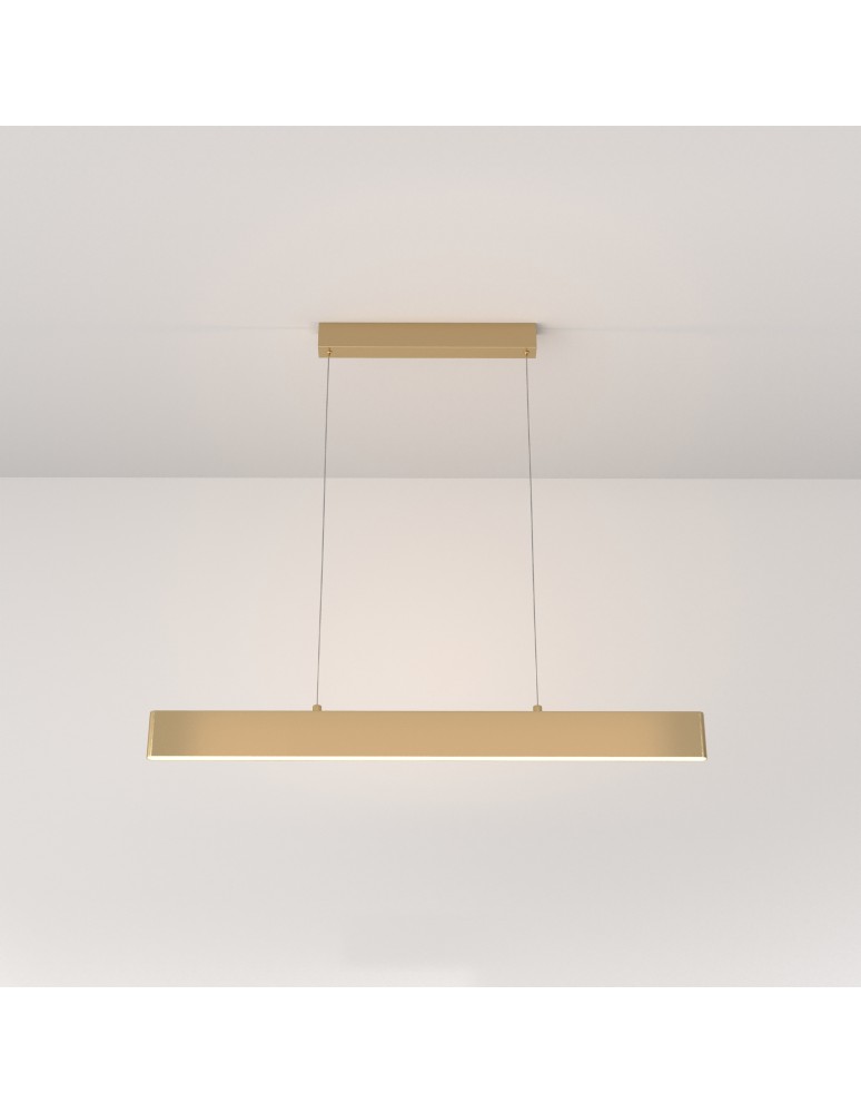 Maytoni Step Lampa Wisząca Pozioma LED 23W 1100lm 3000K Złoty P010PL-L23G3K Maytoni Step Lampa Wisząca Pozioma LED 23W 1100lm 3000K Złoty P010PL-L23G3K
