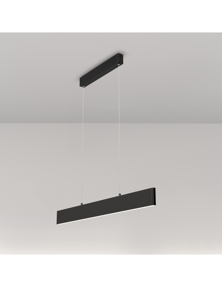 Maytoni Step Lampa Wisząca Pozioma LED 23W 800lm 4000K Black P010PL-L23B4K Maytoni Step Lampa Wisząca Pozioma LED 23W 800lm 4000K Black P010PL-L23B4K