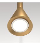Lampy wiszące pojedyncze - Maytoni Arrow Lampa Wisząca 1xGU10 40W Złoty P064PL-01G - product 2