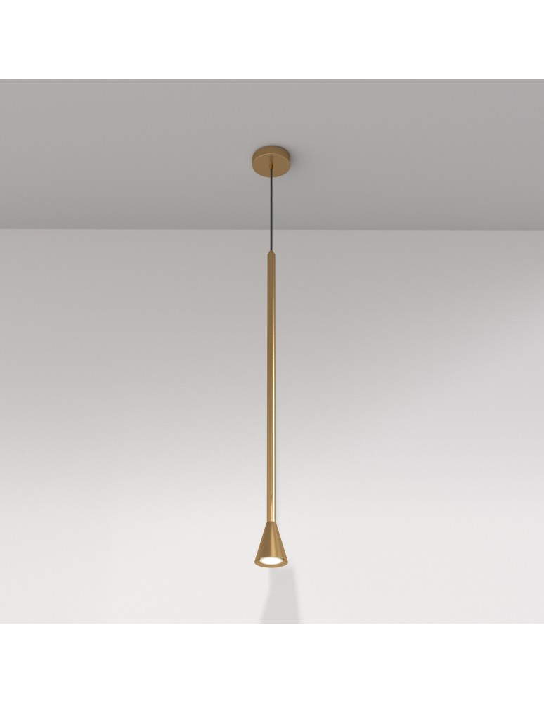 Maytoni Arrow Lampa Wisząca 1xGU10 40W Złoty P064PL-01G