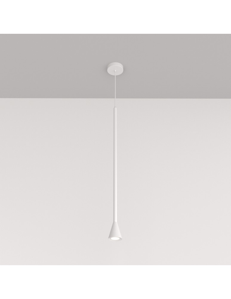 Maytoni Arrow Lampa Wisząca 1xGU10 40W Biały P064PL-01W Maytoni Arrow Lampa Wisząca 1xGU10 40W Biały P064PL-01W