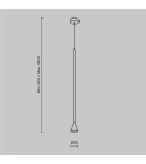 Maytoni Arrow Lampa Wisząca 1xGU10 40W Biały P064PL-01W Maytoni Arrow Lampa Wisząca 1xGU10 40W Biały P064PL-01W