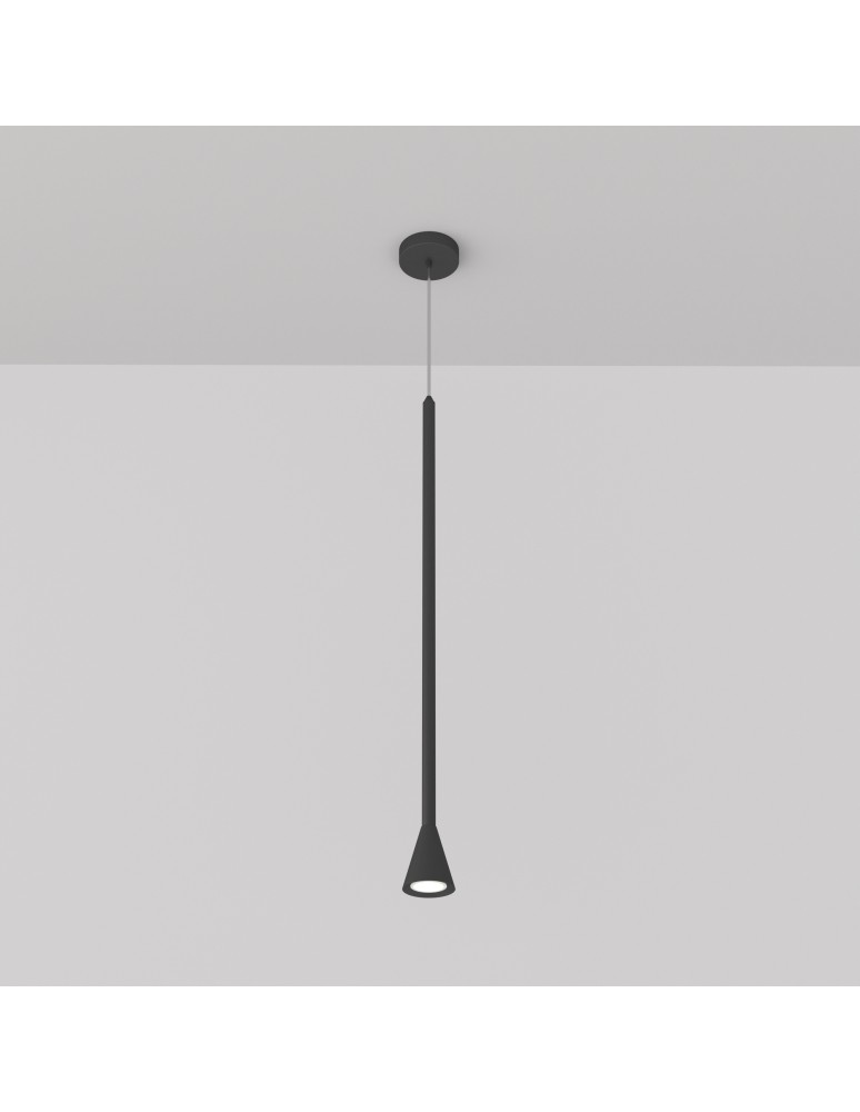 Maytoni Arrow Lampa Wisząca 1xGU10 40W Black P064PL-01B