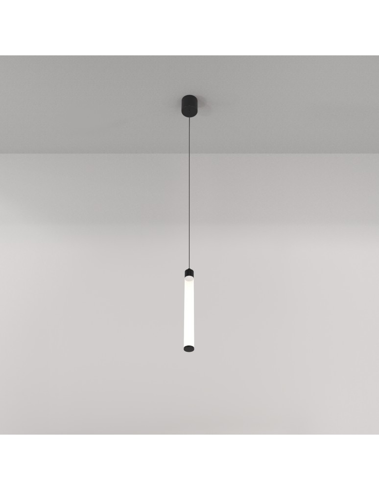 Maytoni Ray Lampa Wisząca LED 10W 880lm 3000K Black P022PL-L10B