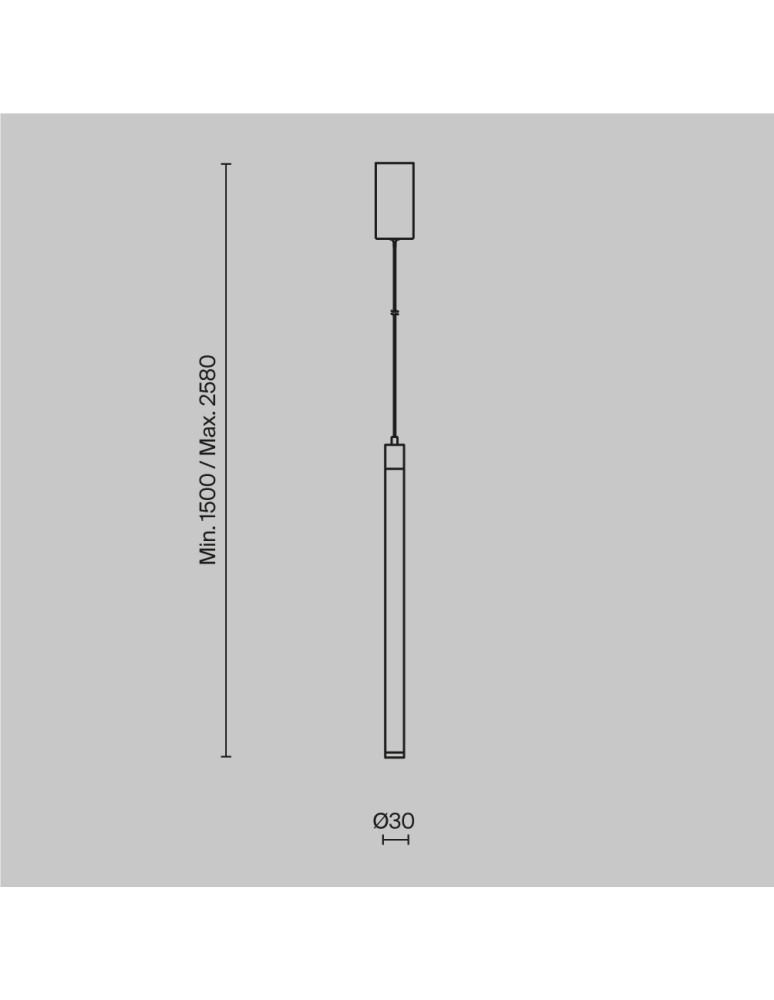 Maytoni Ray Lampa Wisząca LED 20W 2180lm 3000K Biały P022PL-L20W3K Maytoni Ray Lampa Wisząca LED 20W 2180lm 3000K Biały P022PL-L20W3K