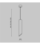 Maytoni Lipari Lampa Wisząca 1xGU10 12W Biały, Złoty P044PL-01-30GU10-W Maytoni Lipari Lampa Wisząca 1xGU10 12W Biały, Złoty P044PL-01-30GU10-W