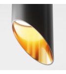 Lampy wiszące pojedyncze - Maytoni Lipari Lampa Wisząca 1xGU10 12W Czarny, Złoty P044PL-01-30GU10-B - product 2