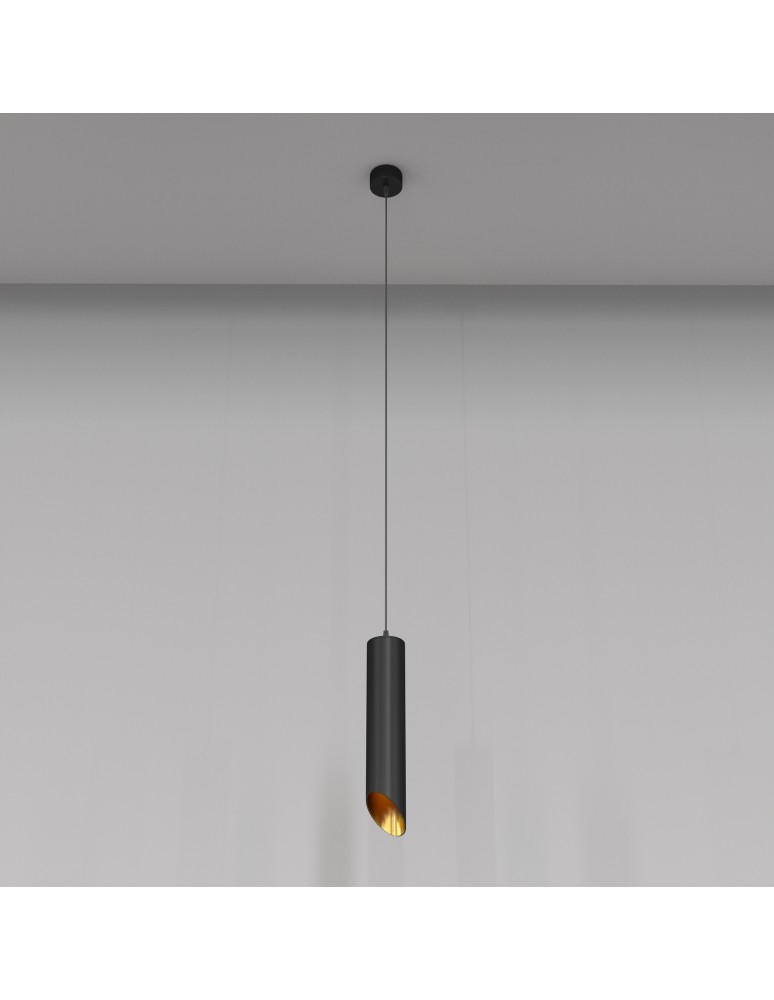 Maytoni Lipari Lampa Wisząca 1xGU10 12W Czarny, Złoty P044PL-01-30GU10-B