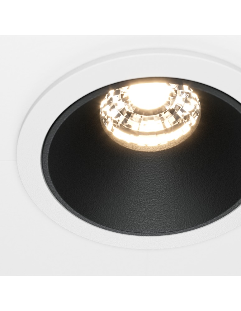 Maytoni Alfa LED Podtynkowa LED 10W 450lm 3000K Biały, Czarny DL043-01-10W3K-D-RD-WB Maytoni Alfa LED Podtynkowa LED 10W 450lm 3000K Biały, Czarny DL043-01-10W3K-D-RD-WB