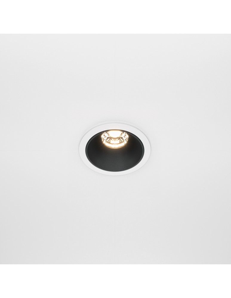 Maytoni Alfa LED Podtynkowa LED 10W 450lm 3000K Biały, Czarny DL043-01-10W3K-D-RD-WB Maytoni Alfa LED Podtynkowa LED 10W 450lm 3000K Biały, Czarny DL043-01-10W3K-D-RD-WB