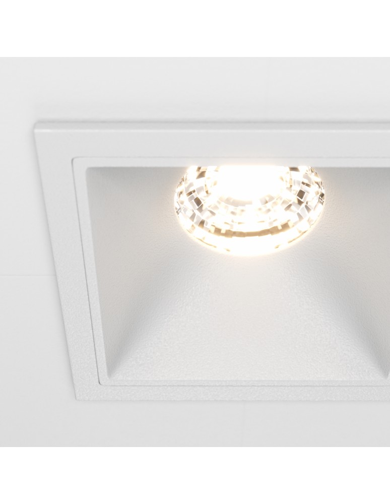 Maytoni Alfa LED Podtynkowa LED 10W 500lm 3000K Biały DL043-01-10W3K-D-SQ-W Maytoni Alfa LED Podtynkowa LED 10W 500lm 3000K Biały DL043-01-10W3K-D-SQ-W