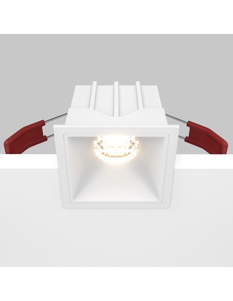 Maytoni Alfa LED Podtynkowa LED 10W 500lm 3000K Biały DL043-01-10W3K-D-SQ-W Maytoni Alfa LED Podtynkowa LED 10W 500lm 3000K Biały DL043-01-10W3K-D-SQ-W