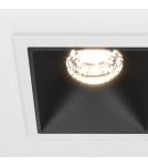 Maytoni Alfa LED Podtynkowa LED 10W 450lm 3000K Biały, Czarny DL043-01-10W3K-SQ-WB Maytoni Alfa LED Podtynkowa LED 10W 450lm 3000K Biały, Czarny DL043-01-10W3K-SQ-WB