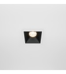 Maytoni Alfa LED Podtynkowa LED 10W 450lm 3000K Biały, Czarny DL043-01-10W3K-SQ-WB Maytoni Alfa LED Podtynkowa LED 10W 450lm 3000K Biały, Czarny DL043-01-10W3K-SQ-WB