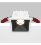 Maytoni Alfa LED Podtynkowa LED 10W 450lm 3000K Biały, Czarny DL043-01-10W3K-SQ-WB Maytoni Alfa LED Podtynkowa LED 10W 450lm 3000K Biały, Czarny DL043-01-10W3K-SQ-WB