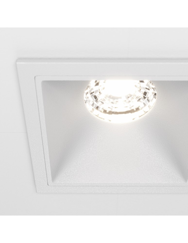 Maytoni Alfa LED Podtynkowa LED 10W 550lm 4000K Biały DL043-01-10W4K-D-SQ-W Maytoni Alfa LED Podtynkowa LED 10W 550lm 4000K Biały DL043-01-10W4K-D-SQ-W