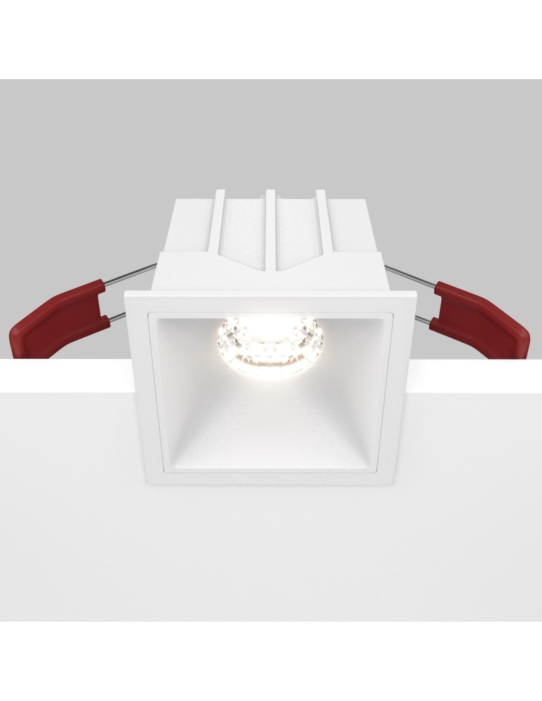Maytoni Alfa LED Podtynkowa LED 10W 550lm 4000K Biały DL043-01-10W4K-D-SQ-W Maytoni Alfa LED Podtynkowa LED 10W 550lm 4000K Biały DL043-01-10W4K-D-SQ-W