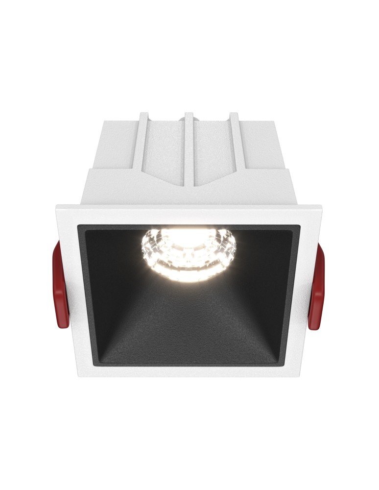 Maytoni Alfa LED Podtynkowa LED 10W 500lm 4000K Biały, Czarny DL043-01-10W4K-D-SQ-WB Maytoni Alfa LED Podtynkowa LED 10W 500lm 4000K Biały, Czarny DL043-01-10W4K-D-SQ-WB