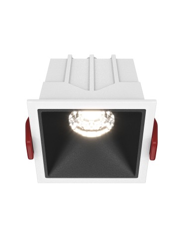 Maytoni Alfa LED Podtynkowa LED 10W 500lm 4000K Biały, Czarny DL043-01-10W4K-SQ-WB