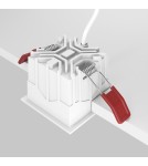 Lampy podtynkowe LED - Maytoni Alfa LED Podtynkowa LED 10W 500lm 4000K Biały, Czarny DL043-01-10W4K-SQ-WB - product 4