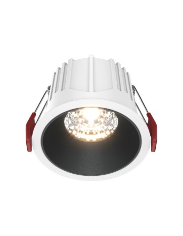 Maytoni Alfa LED Podtynkowa LED 15W 1050lm 3000K Biały, Czarny DL043-01-15W3K-D-RD-WB