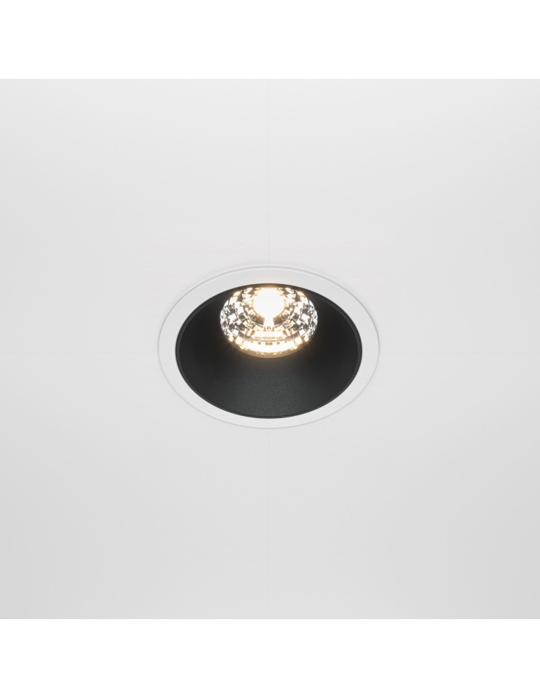Maytoni Alfa LED Podtynkowa LED 15W 1050lm 3000K Biały, Czarny DL043-01-15W3K-D-RD-WB Maytoni Alfa LED Podtynkowa LED 15W 1050lm 3000K Biały, Czarny DL043-01-15W3K-D-RD-WB