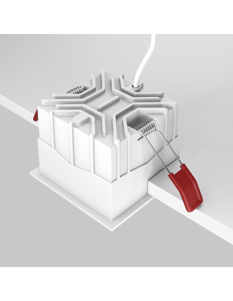 Maytoni Alfa LED Podtynkowa LED 15W 1150lm 3000K Biały DL043-01-15W3K-D-SQ-W
