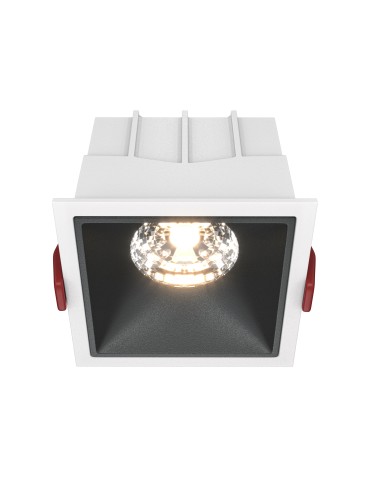 Maytoni Alfa LED Podtynkowa LED 15W 1050lm 3000K Biały, Czarny DL043-01-15W3K-D-SQ-WB