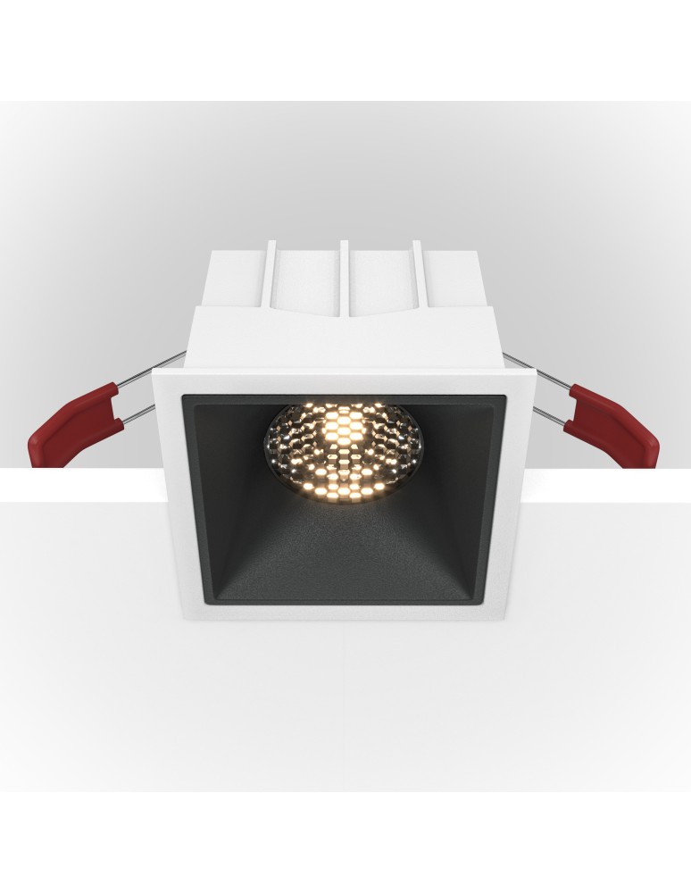 Maytoni Alfa LED Podtynkowa LED 15W 1050lm 3000K Biały, Czarny DL043-01-15W3K-D-SQ-WB Maytoni Alfa LED Podtynkowa LED 15W 1050lm 3000K Biały, Czarny DL043-01-15W3K-D-SQ-WB