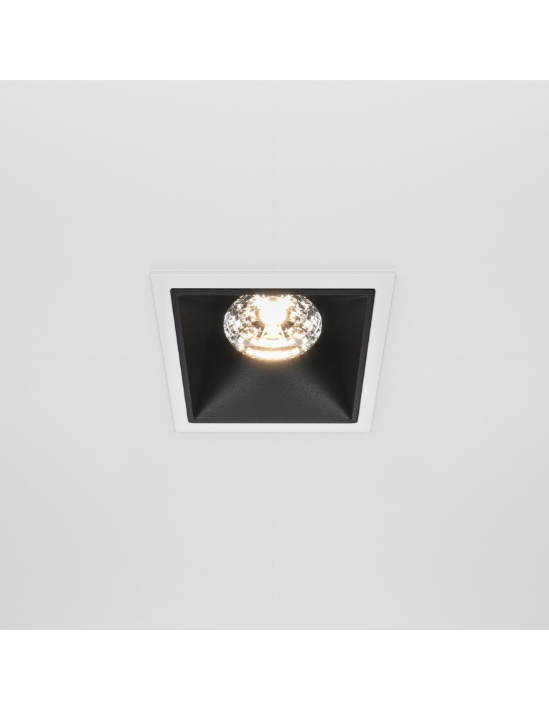 Maytoni Alfa LED Podtynkowa LED 15W 1050lm 3000K Biały, Czarny DL043-01-15W3K-D-SQ-WB Maytoni Alfa LED Podtynkowa LED 15W 1050lm 3000K Biały, Czarny DL043-01-15W3K-D-SQ-WB