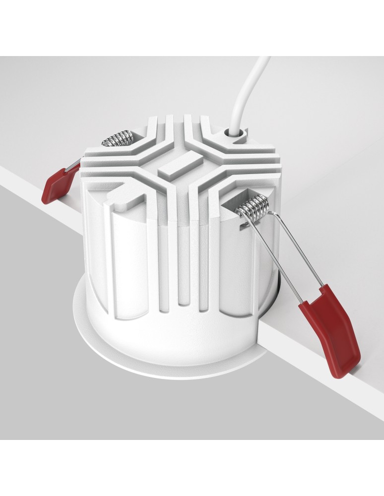 Lampy podtynkowe LED - Maytoni Alfa LED Podtynkowa LED 15W 1150lm 4000K Biały, Czarny DL043-01-15W4K-D-RD-WB - product kolory-swiatla.pl 4