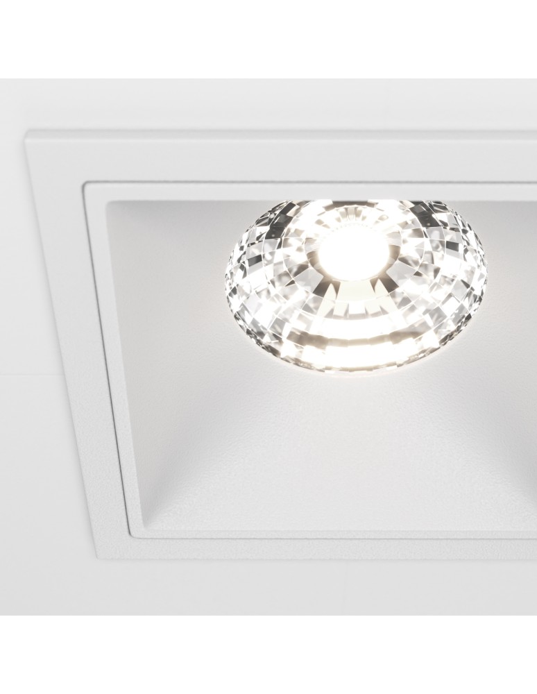 Maytoni Alfa LED Podtynkowa LED 15W 1250lm 4000K Biały DL043-01-15W4K-D-SQ-W Maytoni Alfa LED Podtynkowa LED 15W 1250lm 4000K Biały DL043-01-15W4K-D-SQ-W