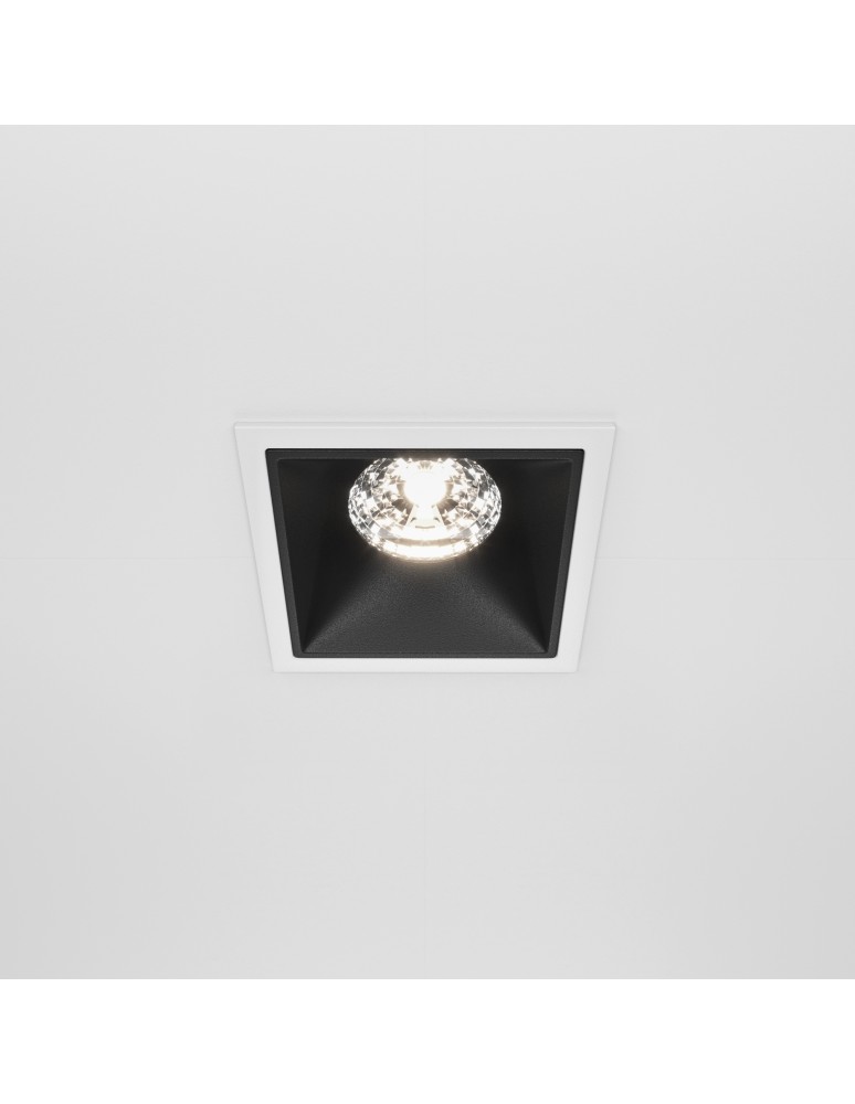 Maytoni Alfa LED Podtynkowa LED 15W 1150lm 4000K Biały, Czarny DL043-01-15W4K-D-SQ-WB Maytoni Alfa LED Podtynkowa LED 15W 1150lm 4000K Biały, Czarny DL043-01-15W4K-D-SQ-WB