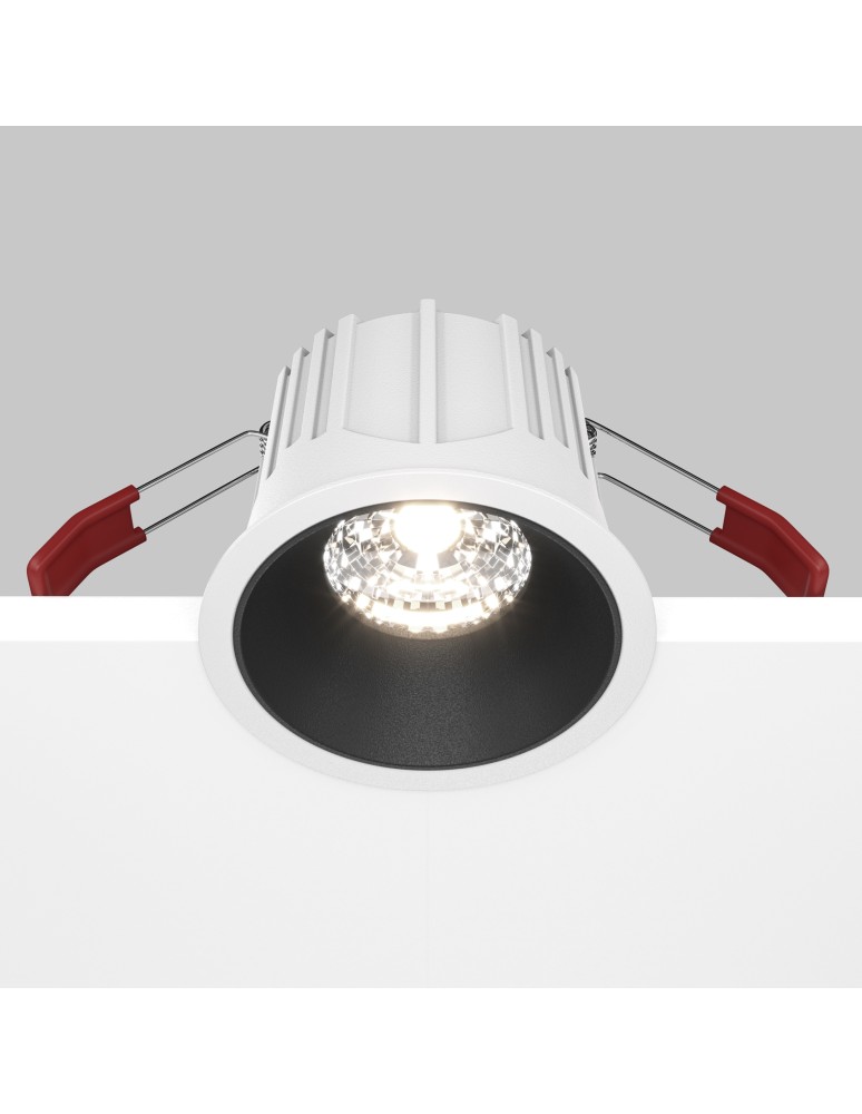 Maytoni Alfa LED Podtynkowa LED 15W 1150lm 4000K Biały, Czarny DL043-01-15W4K-RD-WB