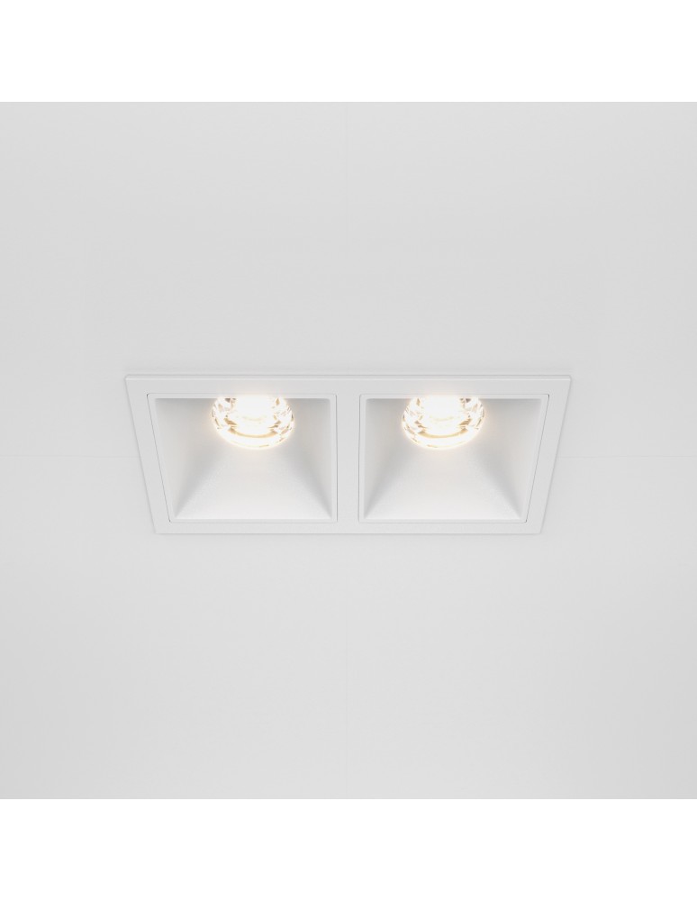 Maytoni Alfa LED Podtynkowa LED 20W 1000lm 3000K Biały DL043-02-10W3K-D-SQ-W Maytoni Alfa LED Podtynkowa LED 20W 1000lm 3000K Biały DL043-02-10W3K-D-SQ-W