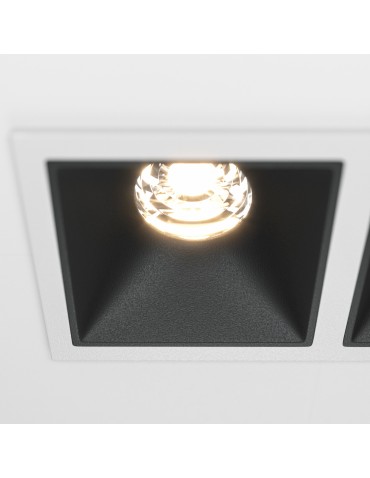 Maytoni Alfa LED Podtynkowa LED 20W 900lm 3000K Biały, Czarny DL043-02-10W3K-D-SQ-WB - produkt 2