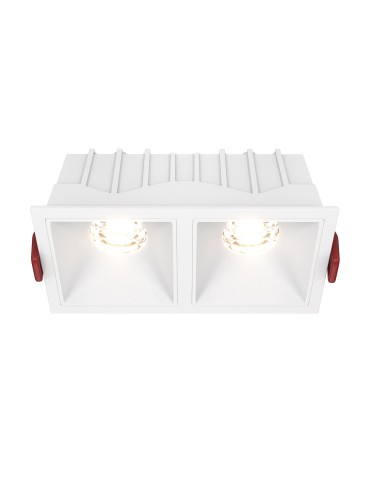 Maytoni Alfa LED Podtynkowa LED 20W 1000lm 3000K Biały DL043-02-10W3K-SQ-W