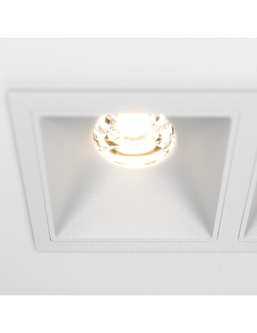 Maytoni Alfa LED Podtynkowa LED 20W 1000lm 3000K Biały DL043-02-10W3K-SQ-W - produkt 2