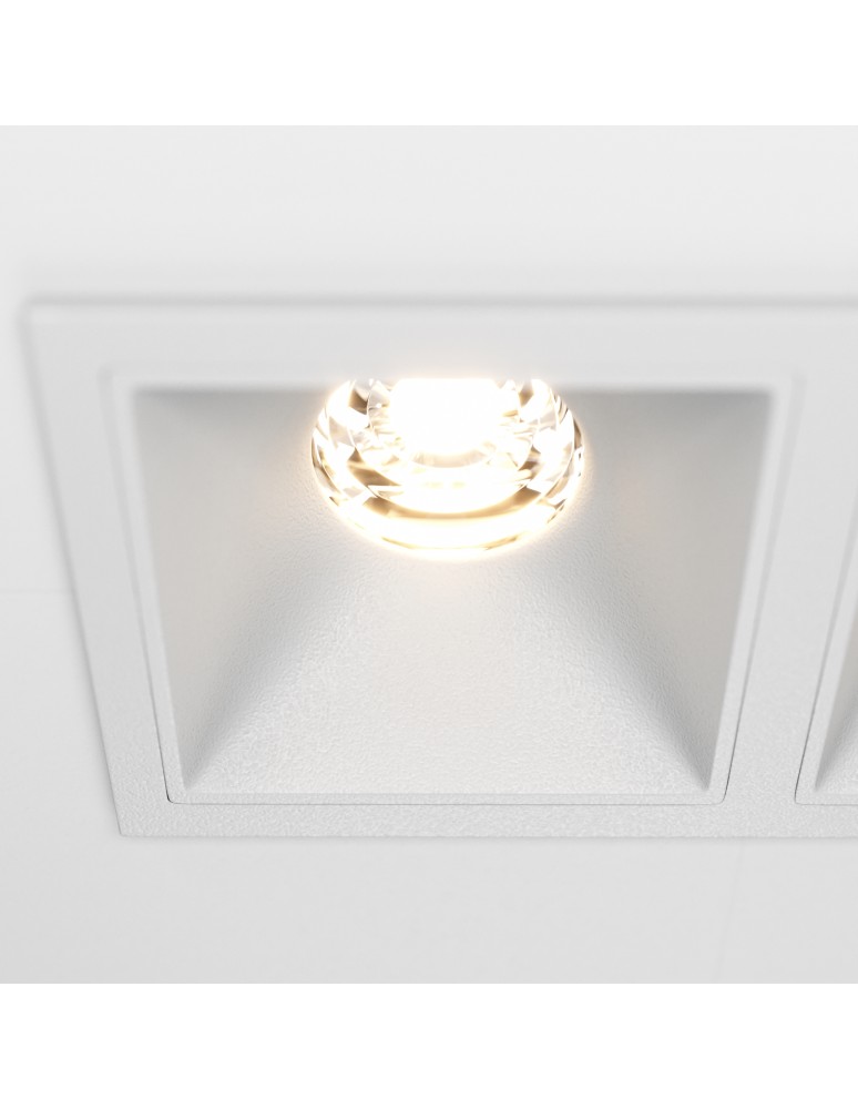Maytoni Alfa LED Podtynkowa LED 20W 1000lm 3000K Biały DL043-02-10W3K-SQ-W Maytoni Alfa LED Podtynkowa LED 20W 1000lm 3000K Biały DL043-02-10W3K-SQ-W