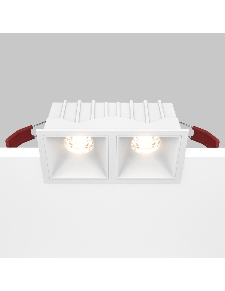 Maytoni Alfa LED Podtynkowa LED 20W 1000lm 3000K Biały DL043-02-10W3K-SQ-W Maytoni Alfa LED Podtynkowa LED 20W 1000lm 3000K Biały DL043-02-10W3K-SQ-W