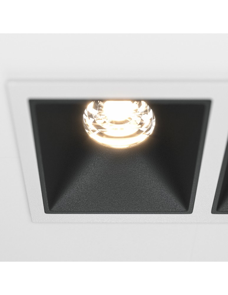 Maytoni Alfa LED Podtynkowa LED 20W 900lm 3000K Biały, Czarny DL043-02-10W3K-SQ-WB Maytoni Alfa LED Podtynkowa LED 20W 900lm 3000K Biały, Czarny DL043-02-10W3K-SQ-WB