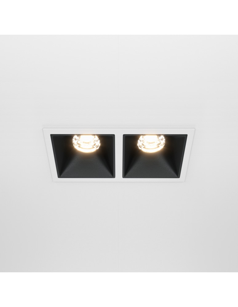 Maytoni Alfa LED Podtynkowa LED 20W 900lm 3000K Biały, Czarny DL043-02-10W3K-SQ-WB Maytoni Alfa LED Podtynkowa LED 20W 900lm 3000K Biały, Czarny DL043-02-10W3K-SQ-WB