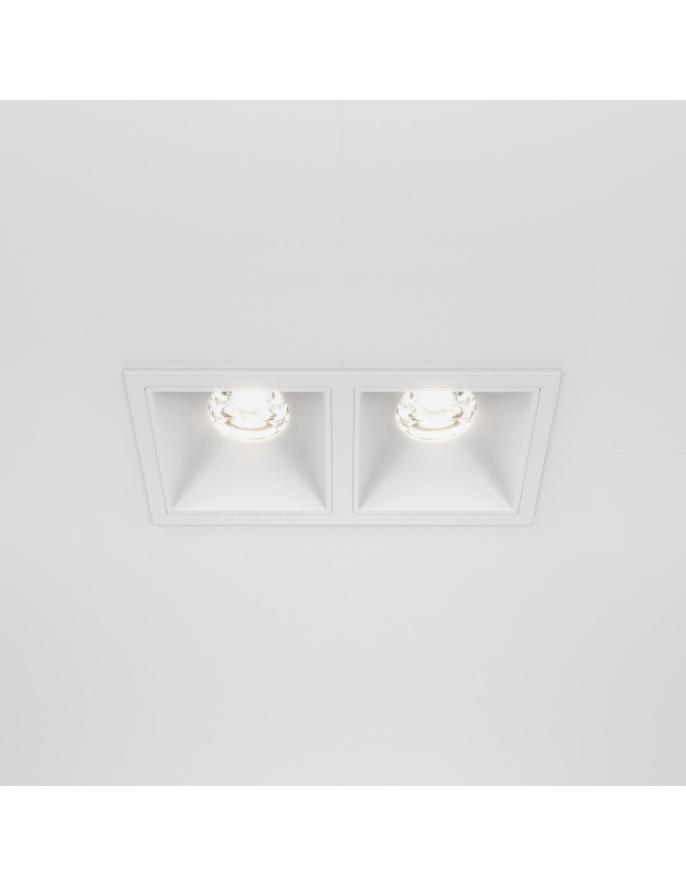 Maytoni Alfa LED Podtynkowa LED 20W 1100lm 4000K Biały DL043-02-10W4K-D-SQ-W Maytoni Alfa LED Podtynkowa LED 20W 1100lm 4000K Biały DL043-02-10W4K-D-SQ-W