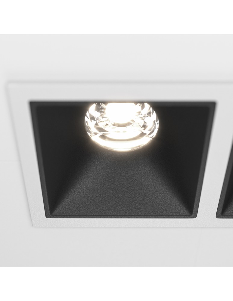Maytoni Alfa LED Podtynkowa LED 20W 1000lm 4000K Biały, Czarny DL043-02-10W4K-D-SQ-WB Maytoni Alfa LED Podtynkowa LED 20W 1000lm 4000K Biały, Czarny DL043-02-10W4K-D-SQ-WB
